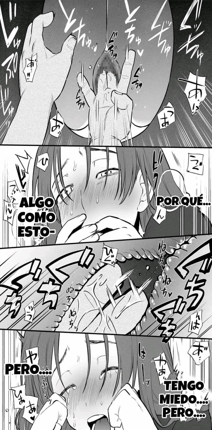 [Tosha Pink (Chimeda)] Watashi to toire to futanari Hanako-san [Spanish] [Pear or Pearl] - Page 7