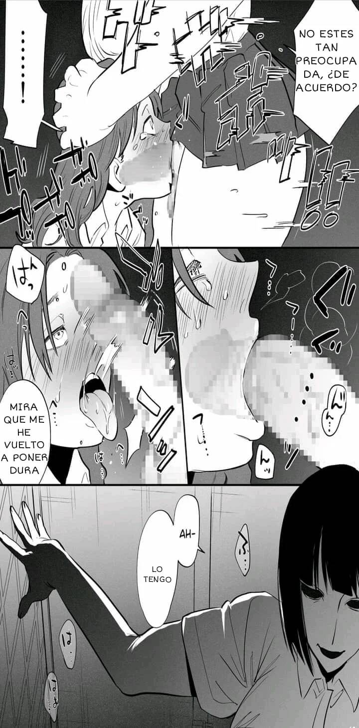 [Tosha Pink (Chimeda)] Watashi to toire to futanari Hanako-san [Spanish] [Pear or Pearl] - Page 18