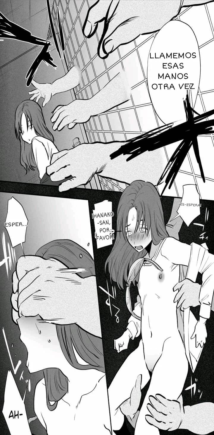 [Tosha Pink (Chimeda)] Watashi to toire to futanari Hanako-san [Spanish] [Pear or Pearl] - Page 19