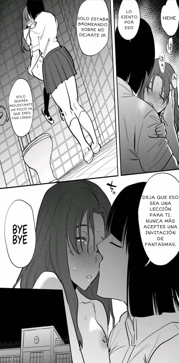 [Tosha Pink (Chimeda)] Watashi to toire to futanari Hanako-san [Spanish] [Pear or Pearl] - Page 25
