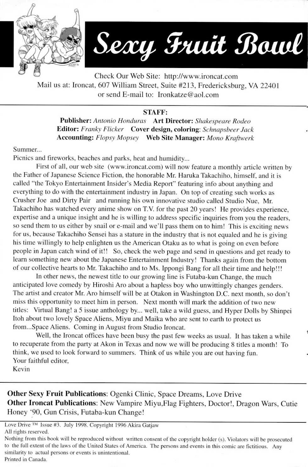 [Akira Gatgaw] Love Drive Vol 1 Part 3 [English] - Page 2