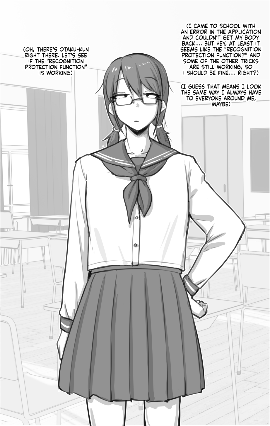 [Nia] Doukyuusei ni Bareru Otaku Musume | The Geek Girl Who Got Found Out By Her Classmate - Page 1