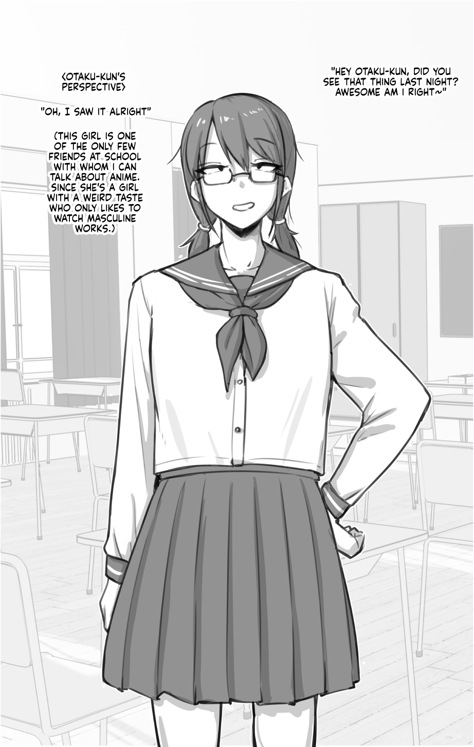 [Nia] Doukyuusei ni Bareru Otaku Musume | The Geek Girl Who Got Found Out By Her Classmate - Page 2