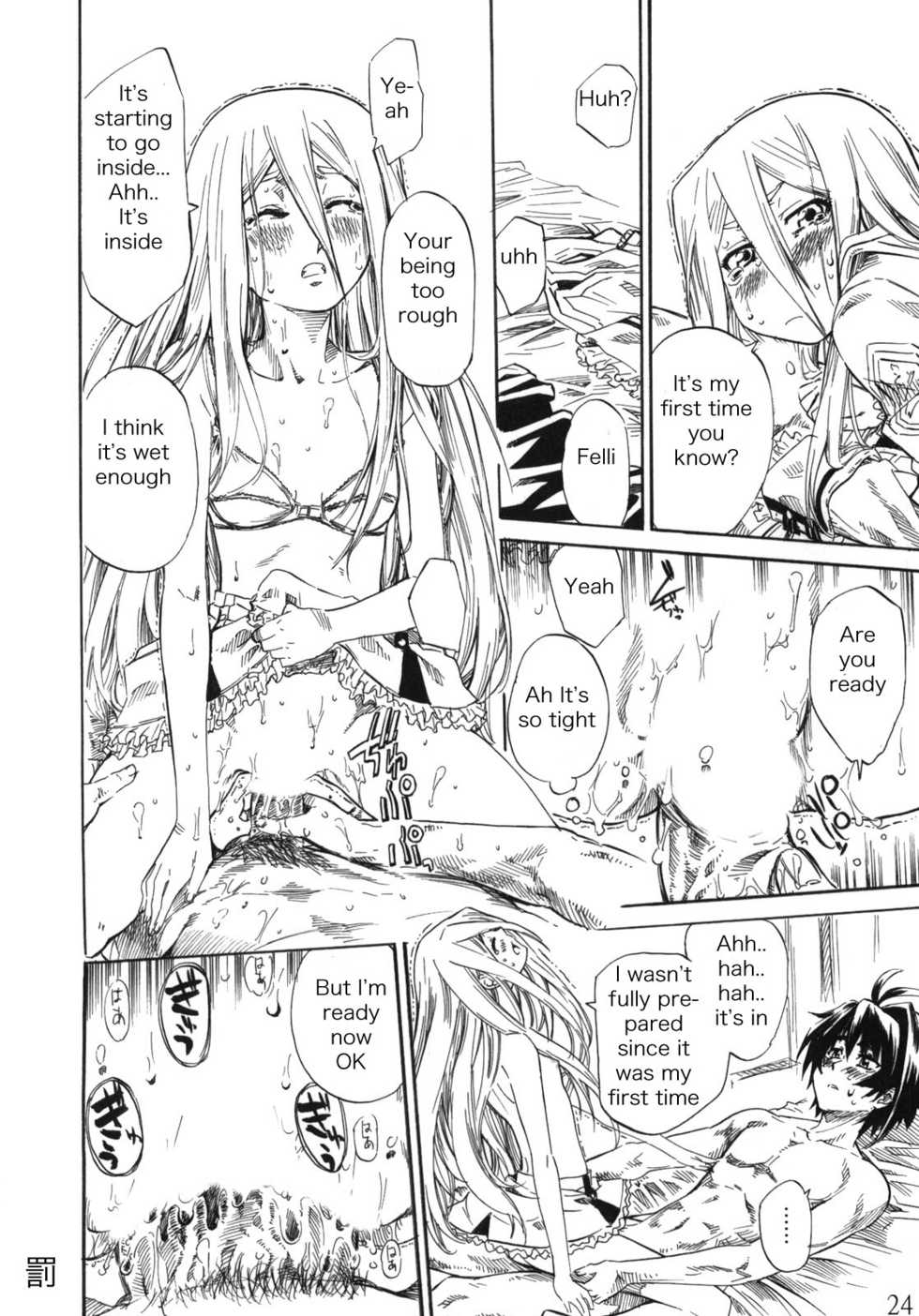 (C76) [MARUTA-DOJO (MARUTA)] Felli-senpai ni Kerarete Fumaretai! - I aspire to be kicked, and to be stepped by senior Feli!! (Chrome Shelled Regios) [English] [dvinrtribution] - Page 22