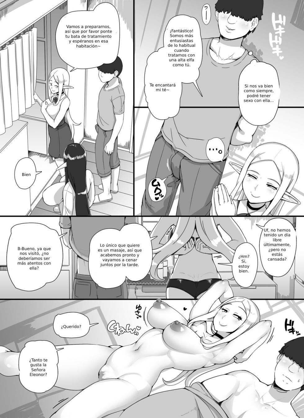 Ningen Danna Mochi Hitozuma Elf Muke Ninkatsu Salon e Youkoso [Spanish] - Page 26