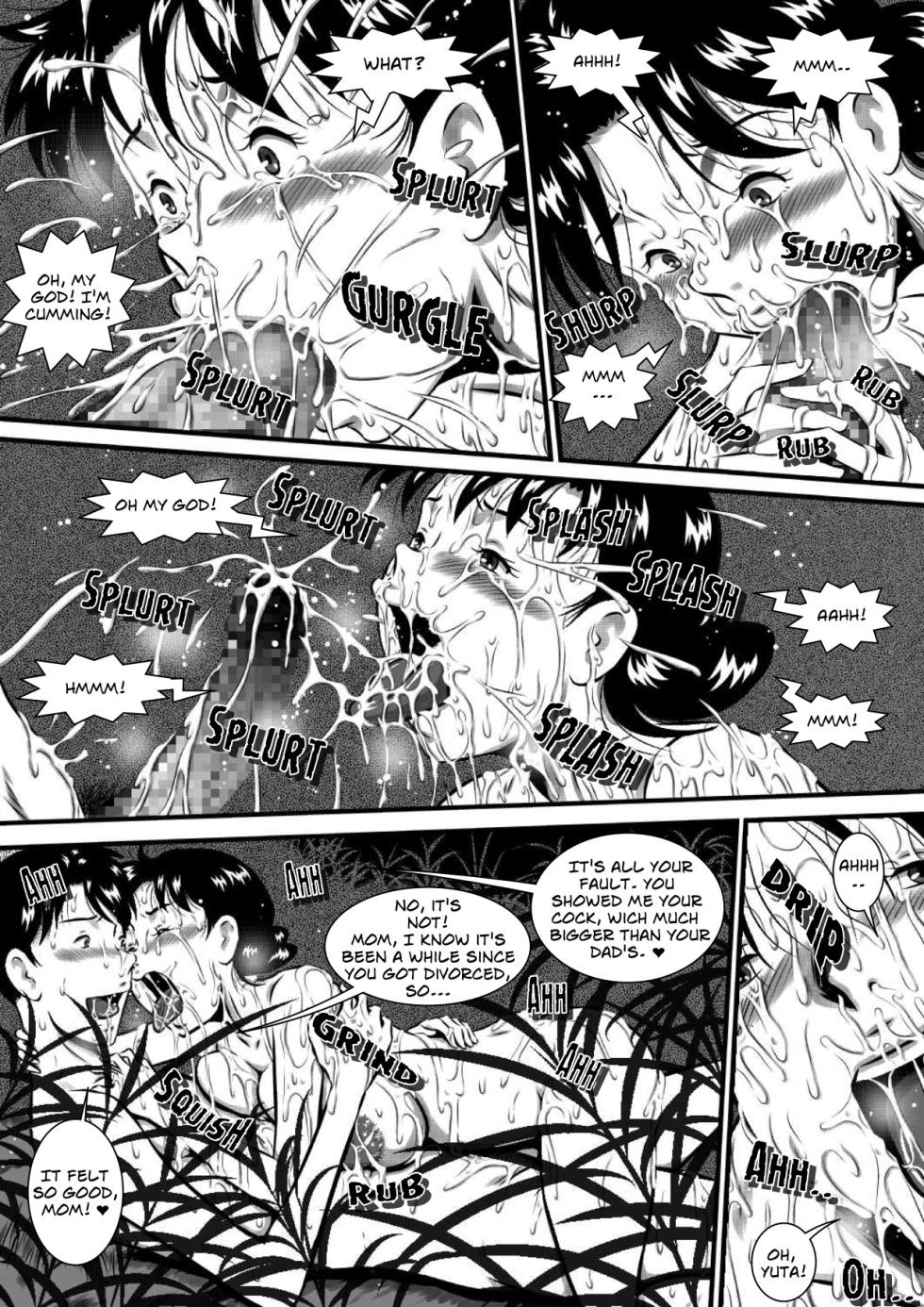 [Milkdou Shoukai (Milk Studio)] Mother, Mother - Deserted Island, Mother And Child Have Outdoor Sex - Page 12