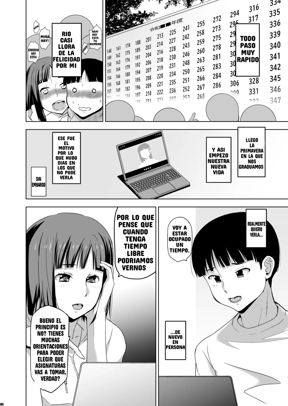 [HGH(HG CHAGAWA)] KIMI WA YASASHIKU NETORARERU [spanish] [Oppai LOVERS] - Page 3