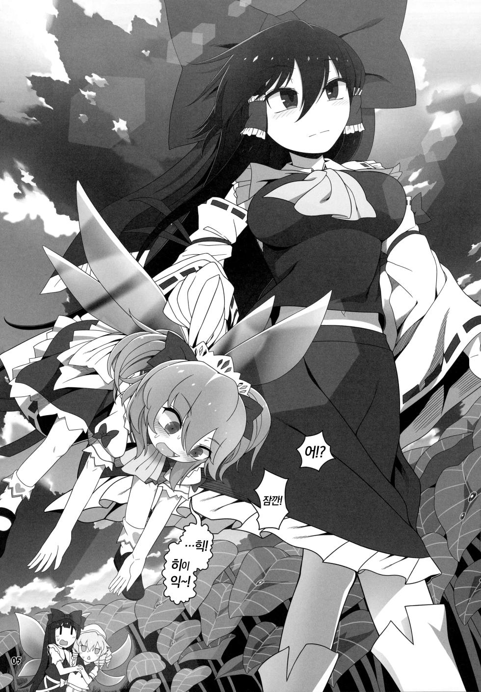 (C100) [Yashiya (Yassy)] Himitsu no Kankei | 비밀의 관계 (Touhou Project) [Korean] - Page 4