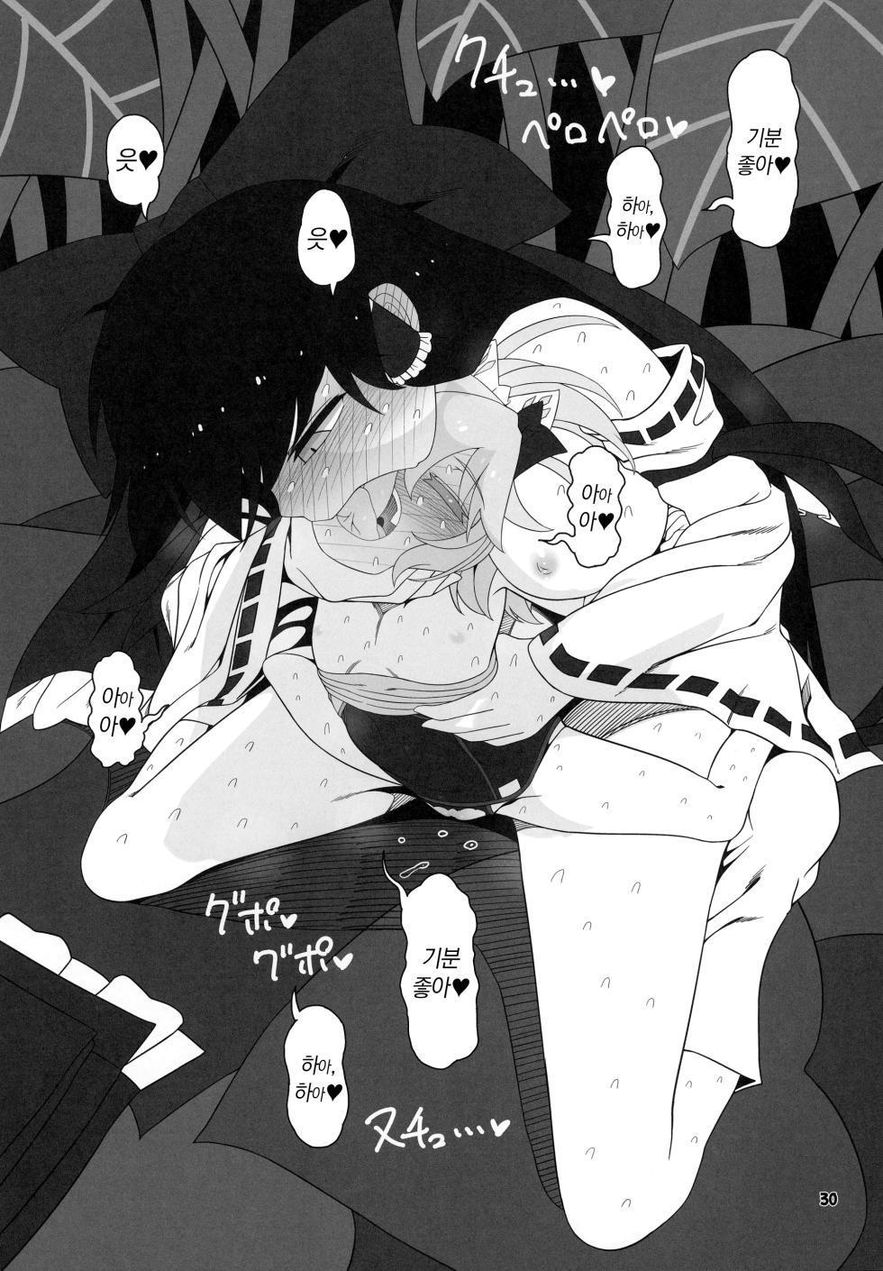 (C100) [Yashiya (Yassy)] Himitsu no Kankei | 비밀의 관계 (Touhou Project) [Korean] - Page 29