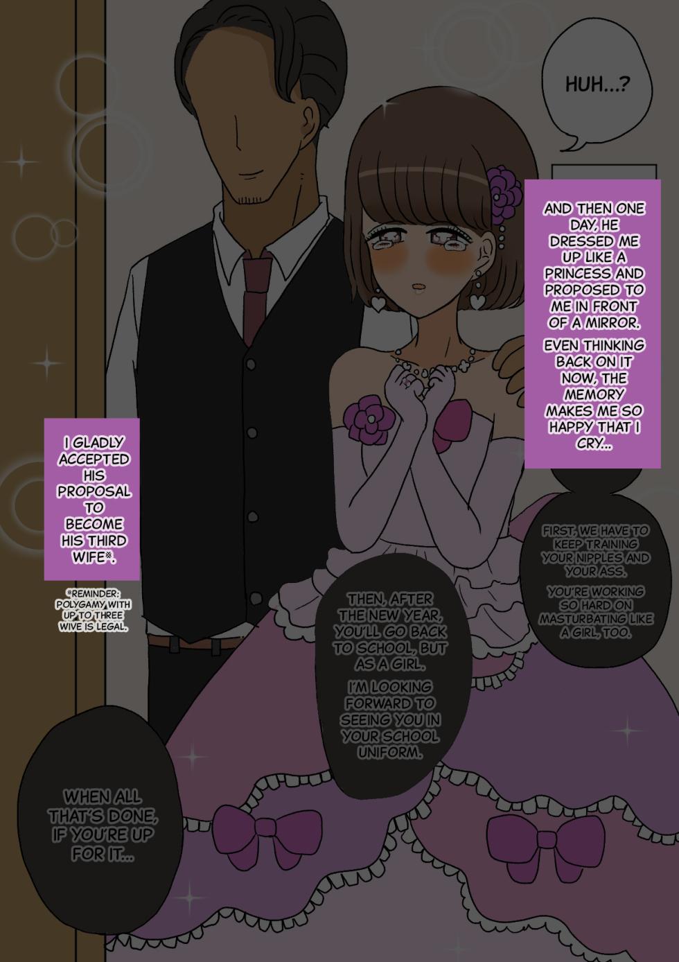 [Whiskeykonkon (Kitsune Beer)] Furyou Shounen ga Mesuochi Shite Kawaii o Yome-san ni naru made ~Hanayome Hen~ | A delinquent boy becomes a cute girl, and then a bride - Bridal edition [English] - Page 5