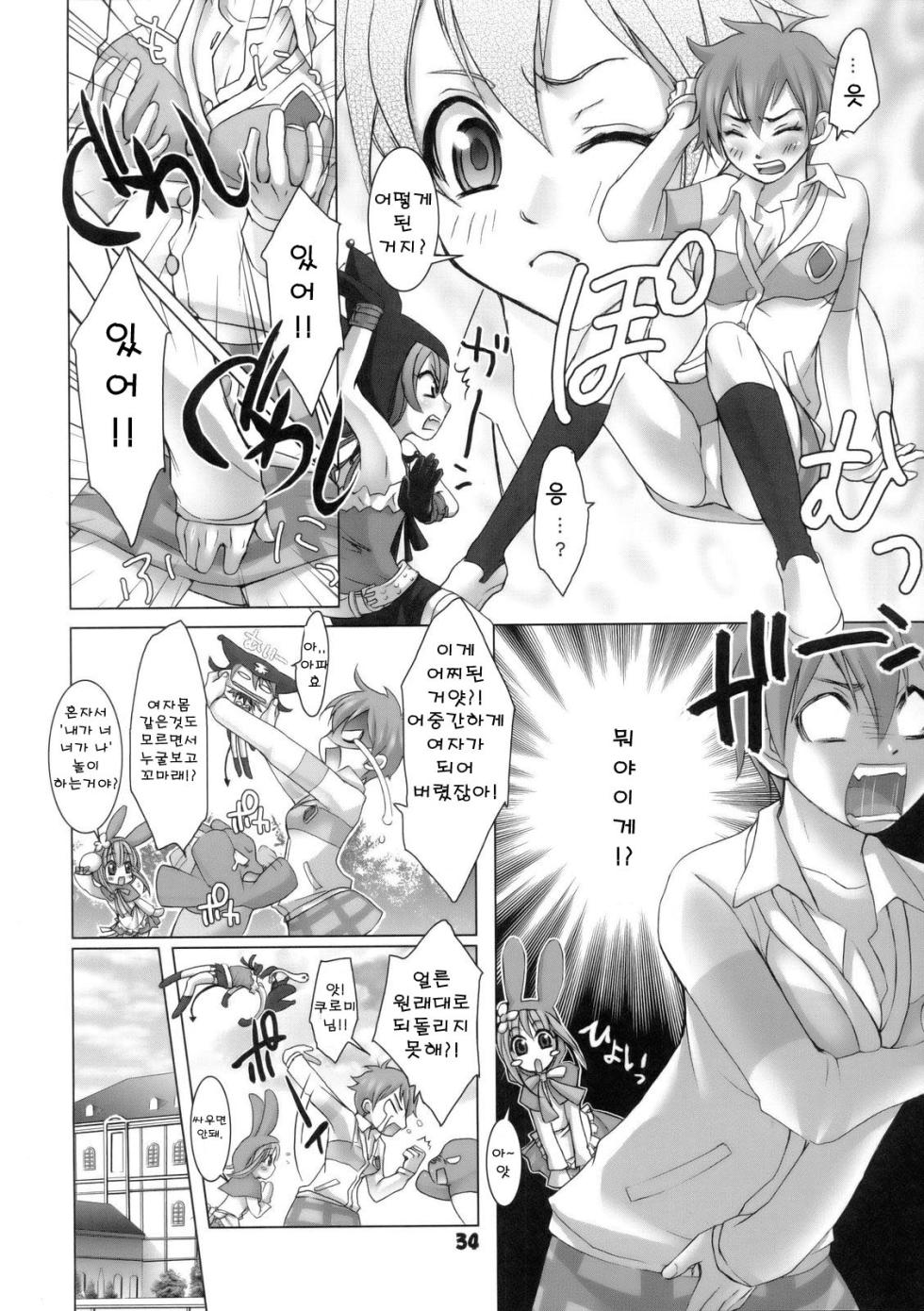 (C69) [Rikudoukan (Aoneko, INAZUMA, Rikudou Koushi)] Rikudou no Eureka (Eureka 7, Onegai My Melody, Futari wa Precure) [korean] - Page 33