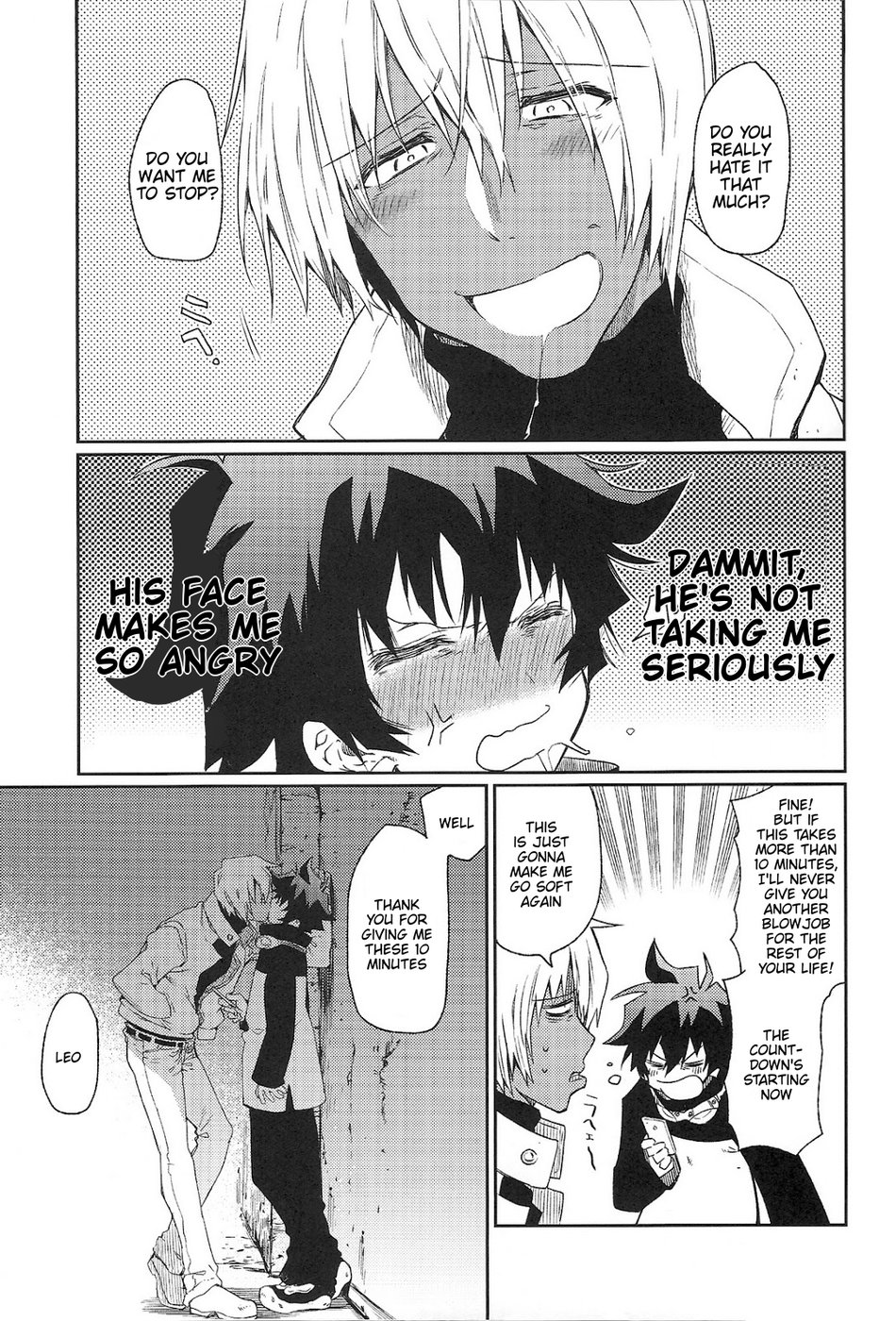 (Comic City Spark 10) [HR-ST (Taira)] Love Me Tender! (Kekkai Sensen) [English] [Chiyoko Scans] - Page 13