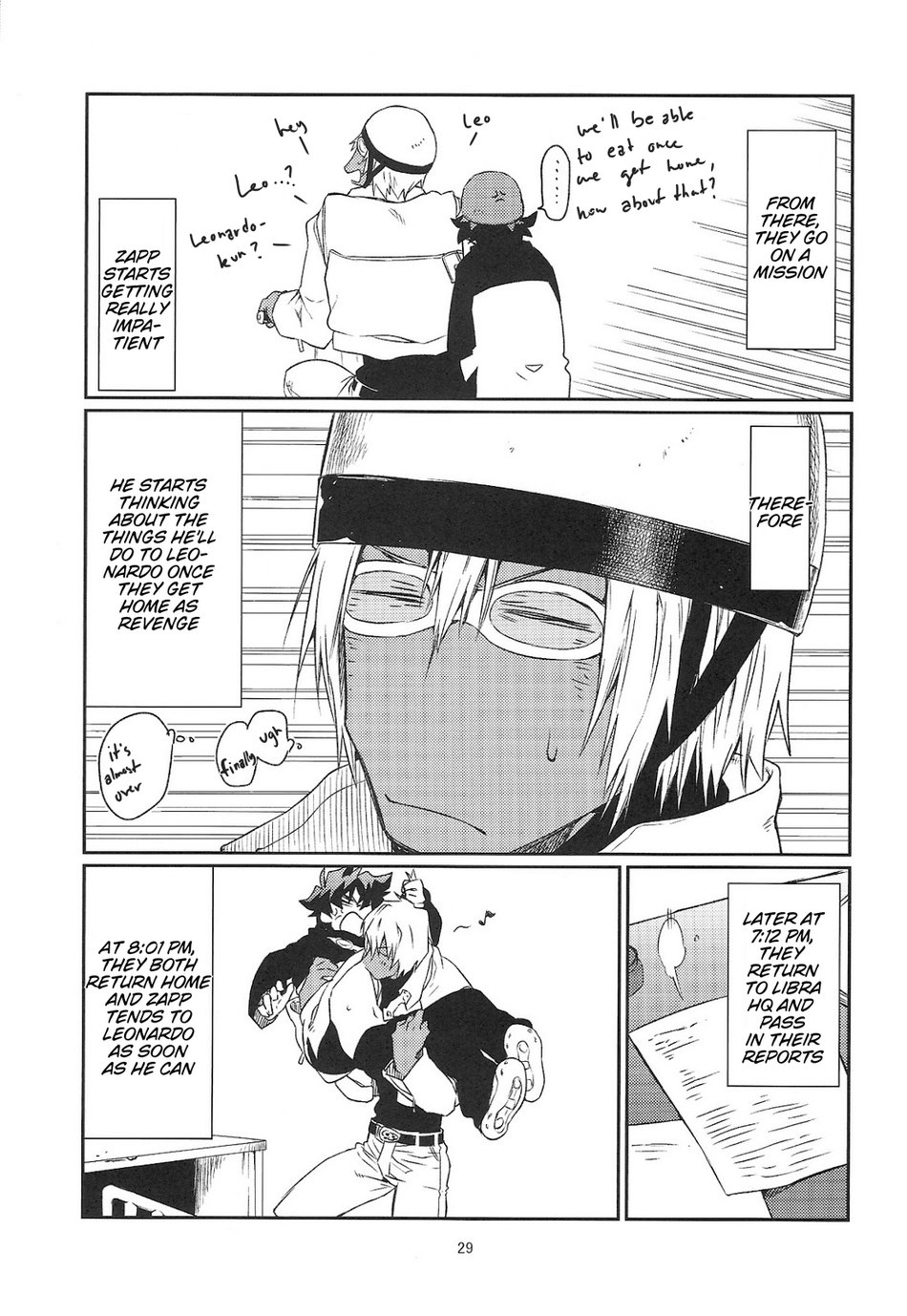 (Comic City Spark 10) [HR-ST (Taira)] Love Me Tender! (Kekkai Sensen) [English] [Chiyoko Scans] - Page 29