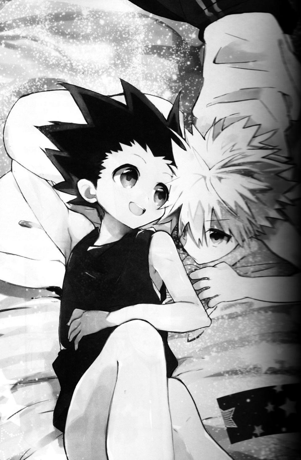 (Shota Scratch 24) [Tanbo (Makita Miki)] Yoru no Shijima ni Omoi o Hasete | Connecting our Feelings in the Silence of the Night (Hunter x Hunter) [English] [Willeke4439] - Page 2