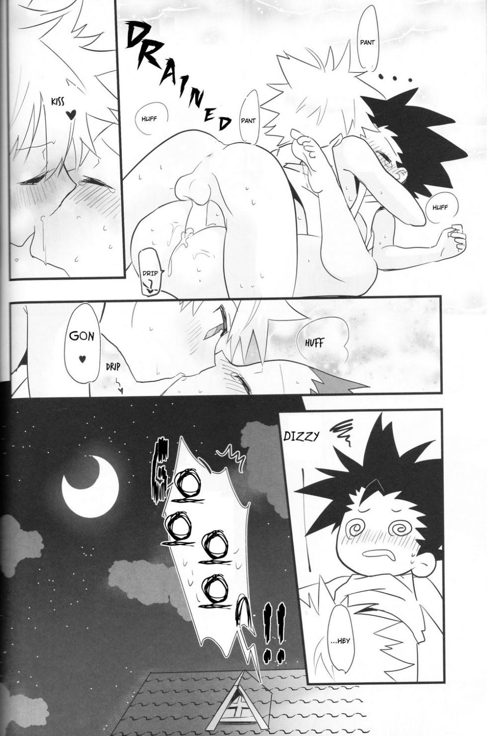 (Shota Scratch 24) [Tanbo (Makita Miki)] Yoru no Shijima ni Omoi o Hasete | Connecting our Feelings in the Silence of the Night (Hunter x Hunter) [English] [Willeke4439] - Page 19