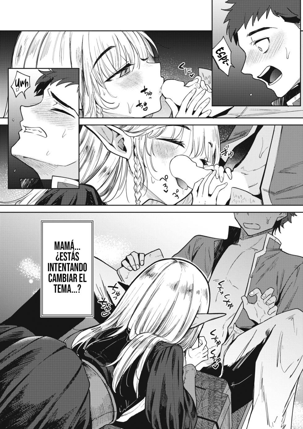[Kanimura Ebio] Zoku Mama Elf ni Aisaresugite Bouken ni Deraremasen! 2 | ¡Mi Adoptiva Mamá Elfa me Ama tanto que No Puedo irme de Aventura! 2 (Isekai Rakuten Vol. 20) [Spanish] [SSR Translations] - Page 9