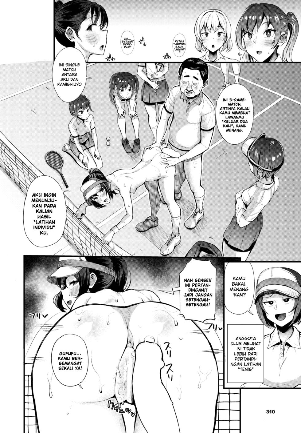 [Danchino] Saimin Shihai ~Tennis-bu Ace Kanraku~ (COMIC BAVEL 2023-02) [Indonesian] [Gagak_Ireng] [Digital] - Page 12