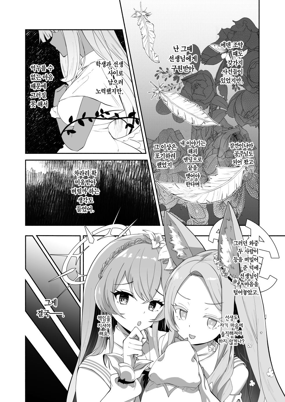 [Hatogoya (Suruga Rinu)] Hoshi no Izumi wa Amai Yuuwaku | 별의 샘은 달콤한 유혹 (Blue Archive) [Korean] [Team Edge] [Digital] - Page 8