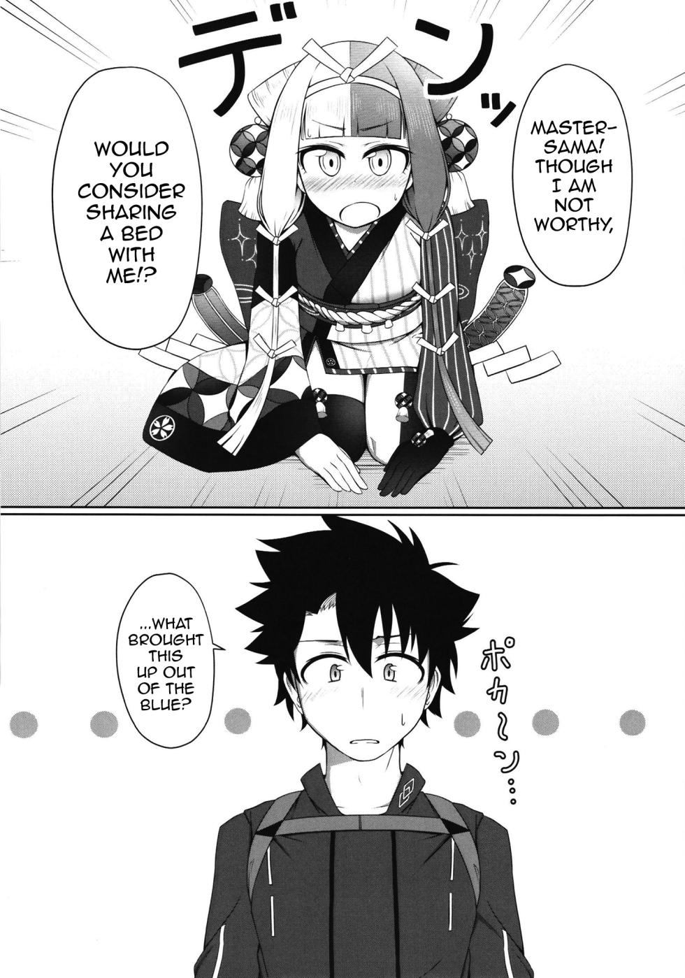 (C101) [Tasumetoroudo (Tasumetoro)] Hi Okuni Juuhachiban Izumo Inwai Kabuki (Fate Grand Order) [English] [mysterymeat3] - Page 2