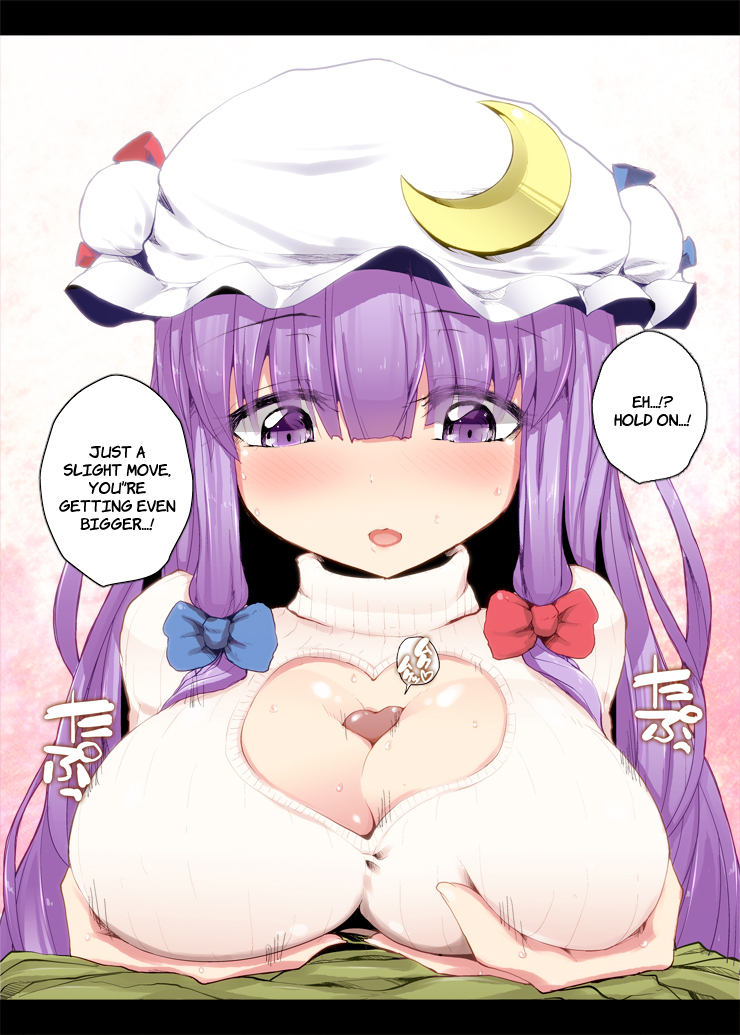 [Rougetsu] Tate Sweater Patchouli-san | Open-Chest Sweater Patchouli-san (Touhou Project) [English] [PGTranslations] - Page 3