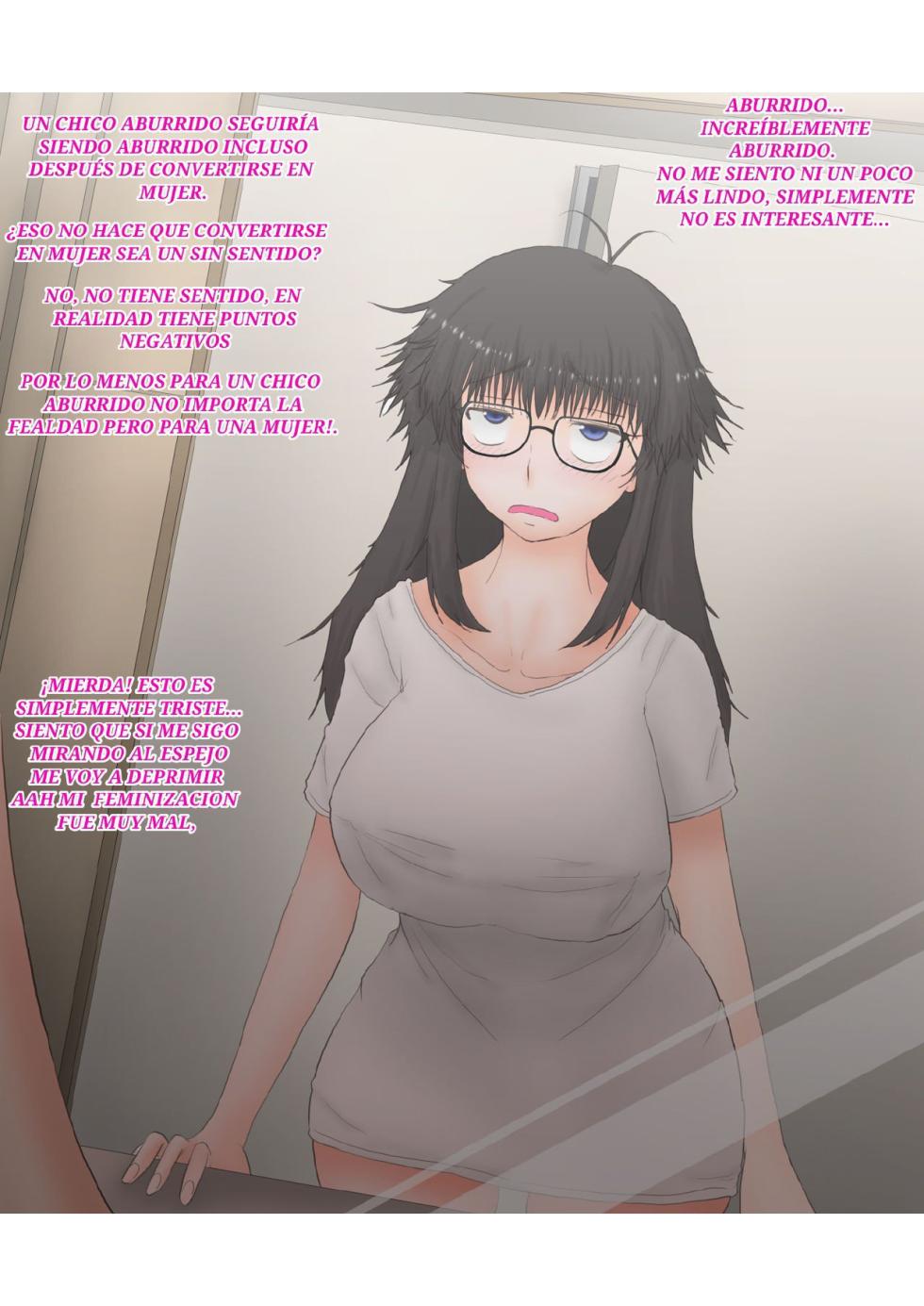 Ore ga Nyotaika Shita kedo Dou ni mo Jimi na ken (Spanish) - Page 4