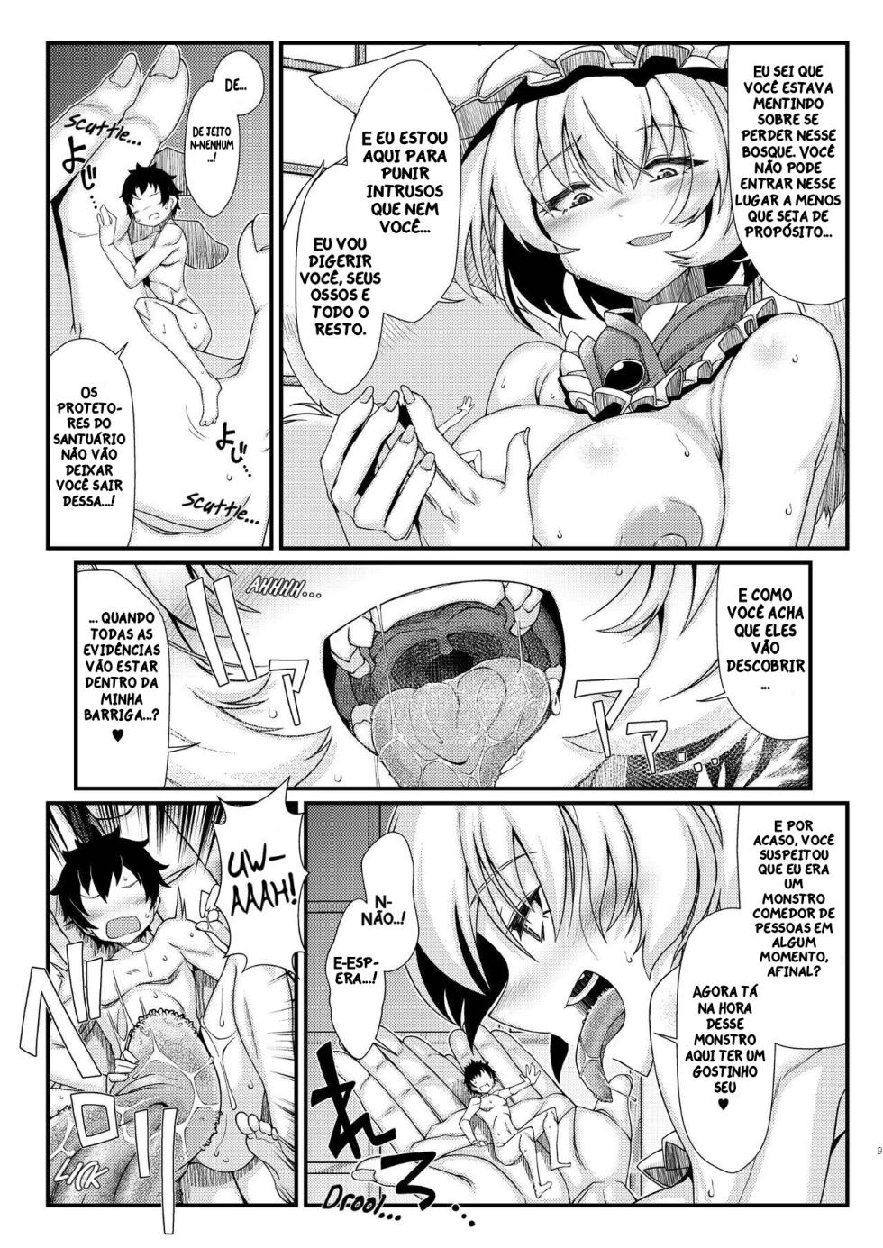 Ran-sama Marunomi Goudoushi Ch.1 | Ran-Sama Vore  Anthology Ch.1 [YAMADA AIR BASE] PT-BR - Page 5