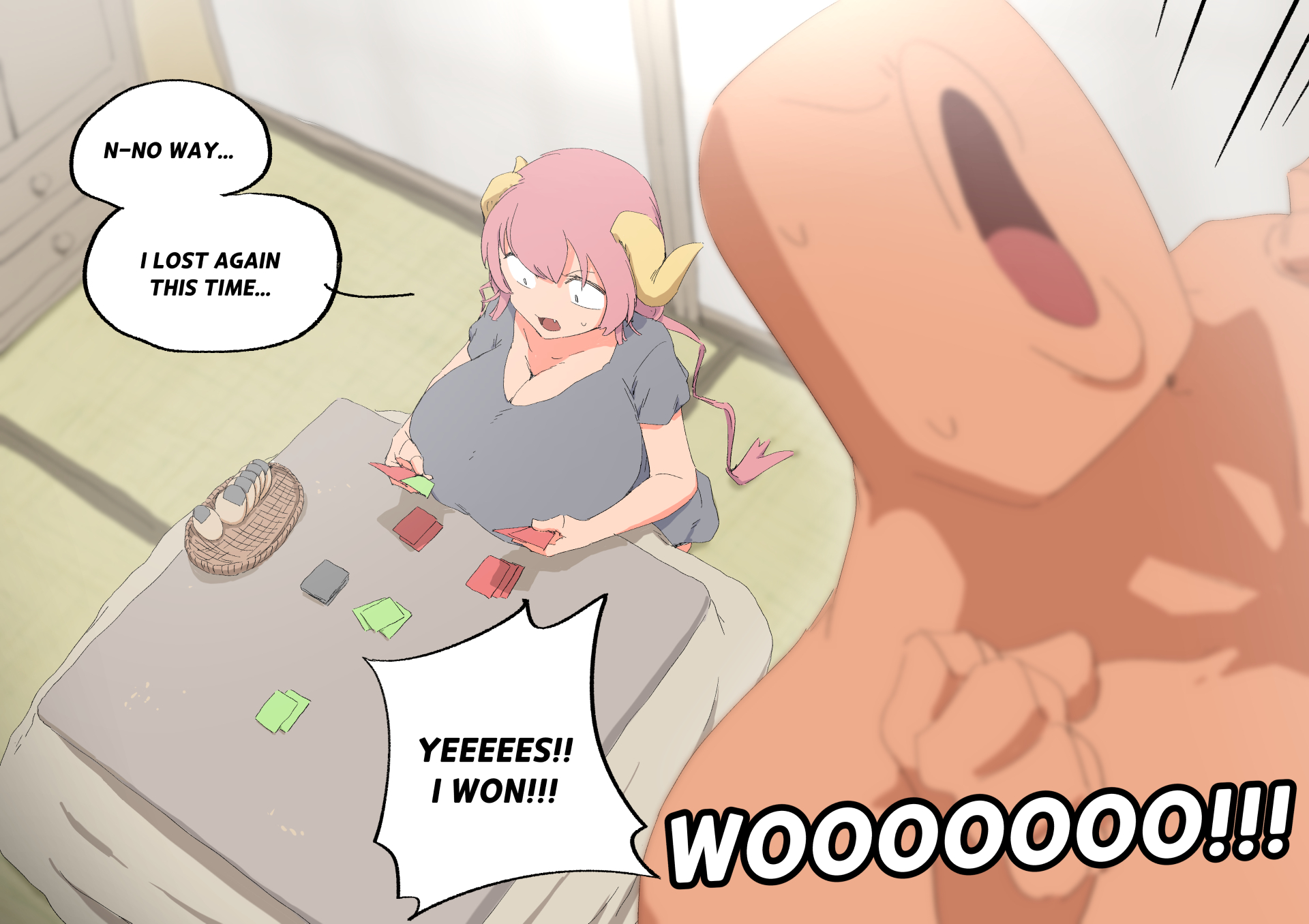 [Woomochichi] Iruru Lost the Game (Miss Kobayashi's Dragon Maid) [English] - Page 1