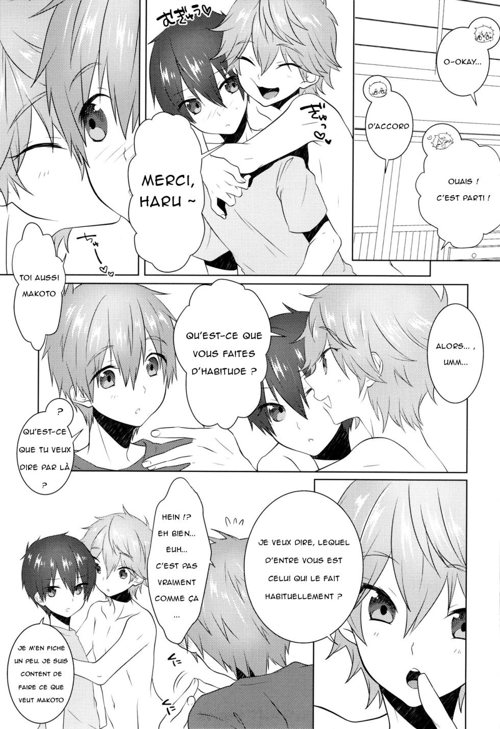  (Splash!Hi 2)(Memeo)] Pajama de Ojama (High☆Speed! -Free! Starting Days-) [French]{NK Translation} - Page 40
