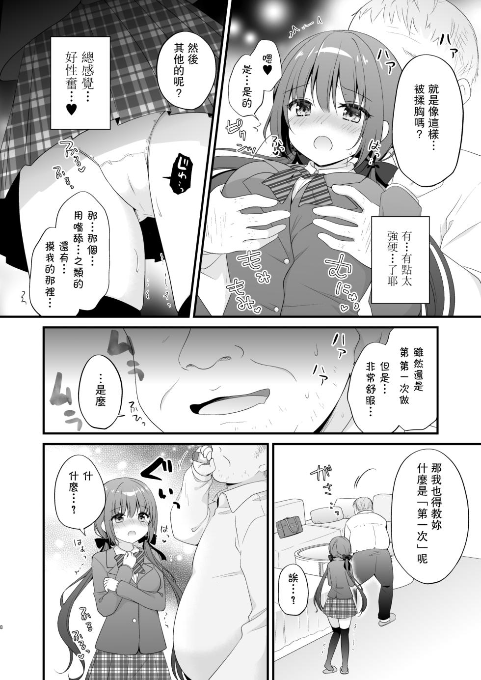[むらさきいろのよる (むらさき*)] パパ活初心者桐花ちゃん2かいめ! [DL版][中国翻译] - Page 7