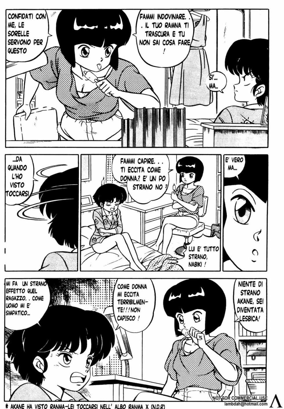 Ranma X (Forever) 02 Le Donne della famiglia Tendo [italian] - Page 6