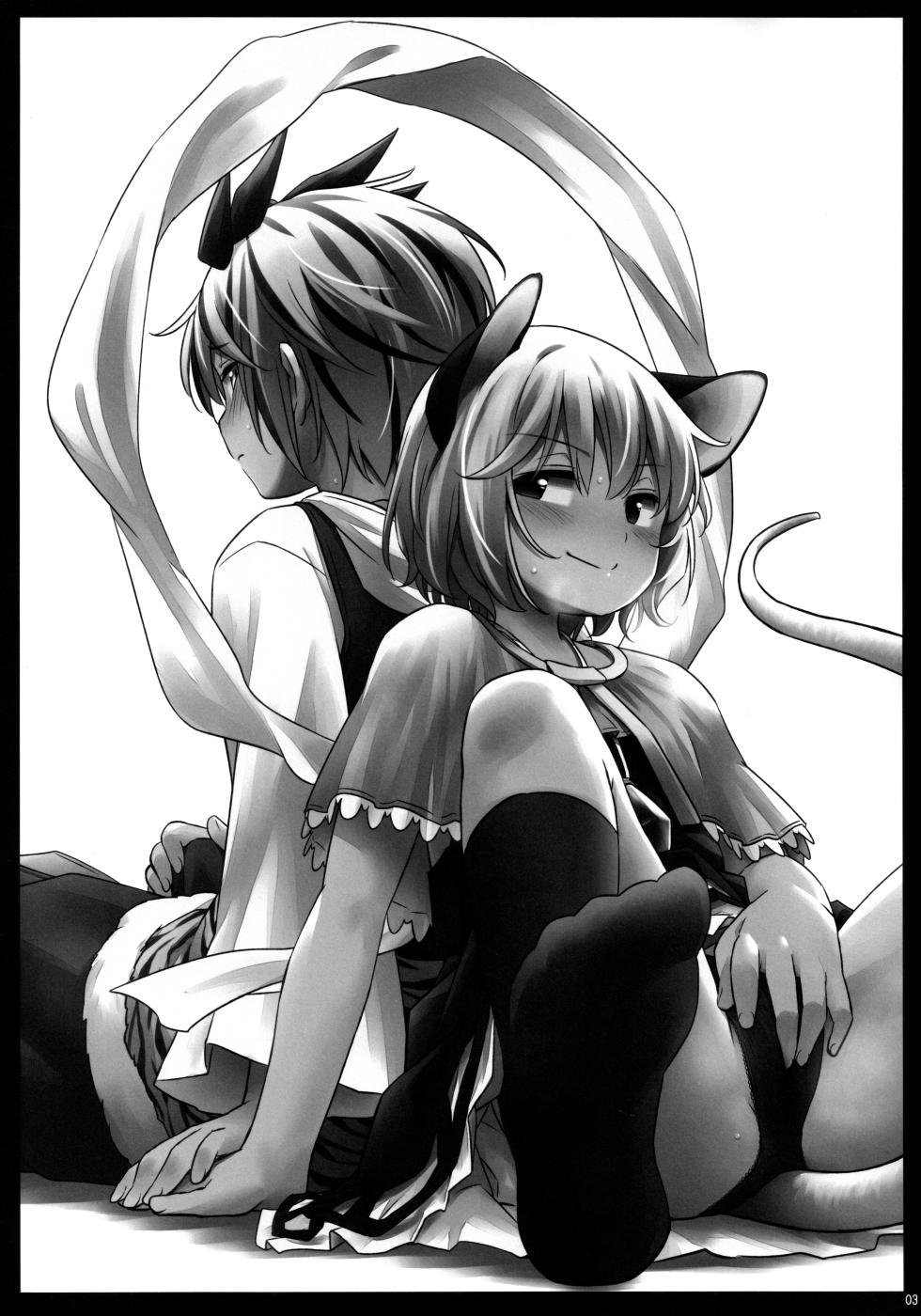 (C91) [Animal Passion (Yude Pea)] Onazrin to Senzurii Tiger (Touhou Project) - Page 2