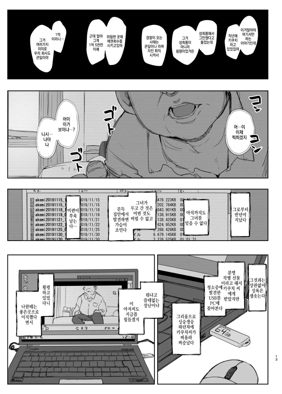 [Arakureta Monotachi (Arakure)] Kimi no Kanojo Yokatta yo. Meganekko NTR Tanpenshuu [korean] - Page 12