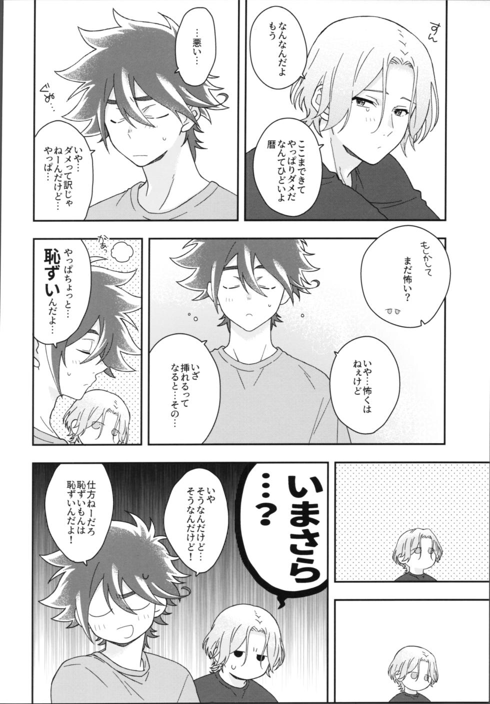 (OPEN THE GATE! 6) [Amakuchi Curry (Shimizu)] HOME SWEET HOME (SK8 The Infinity) - Page 5