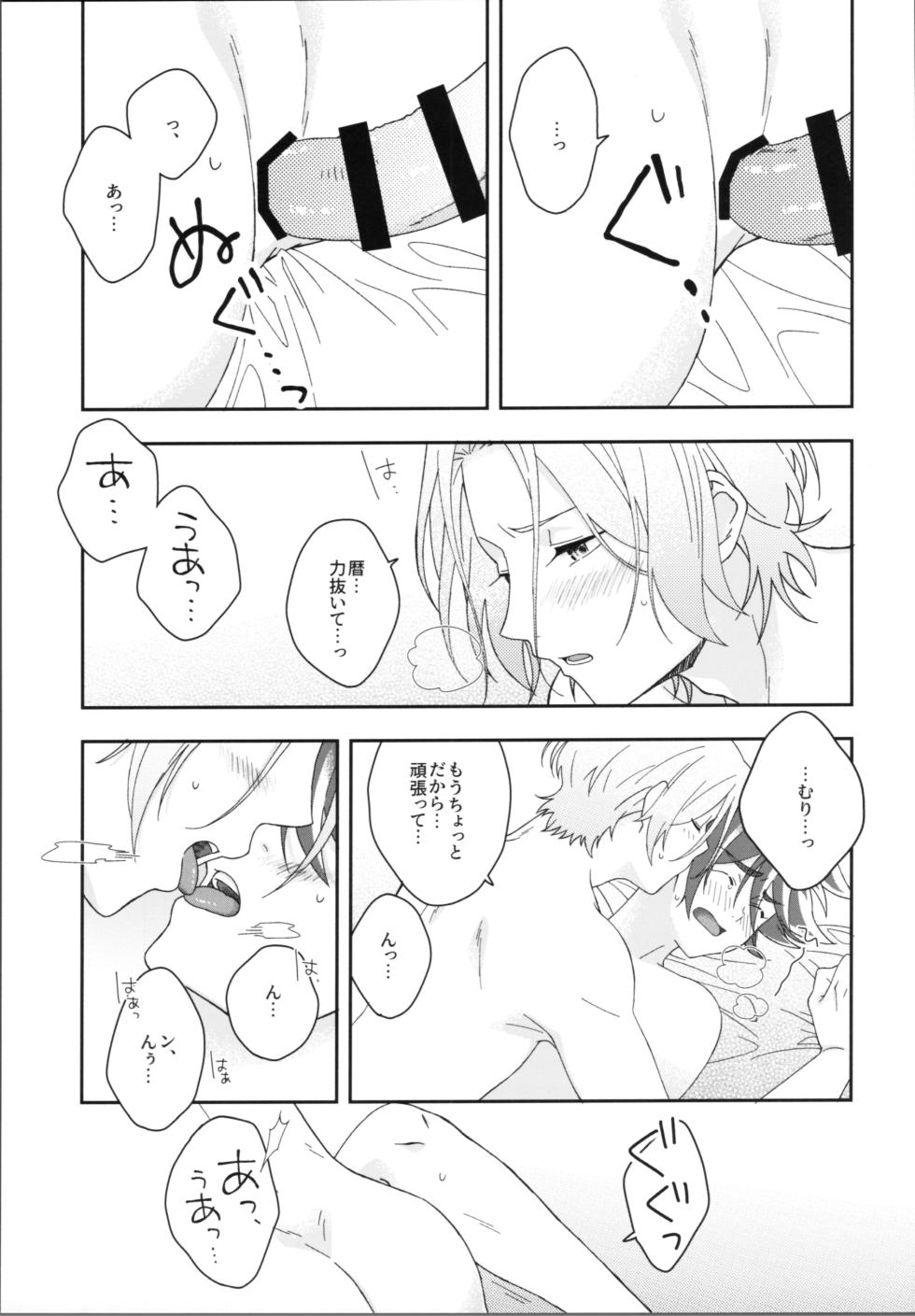 (OPEN THE GATE! 6) [Amakuchi Curry (Shimizu)] HOME SWEET HOME (SK8 The Infinity) - Page 12