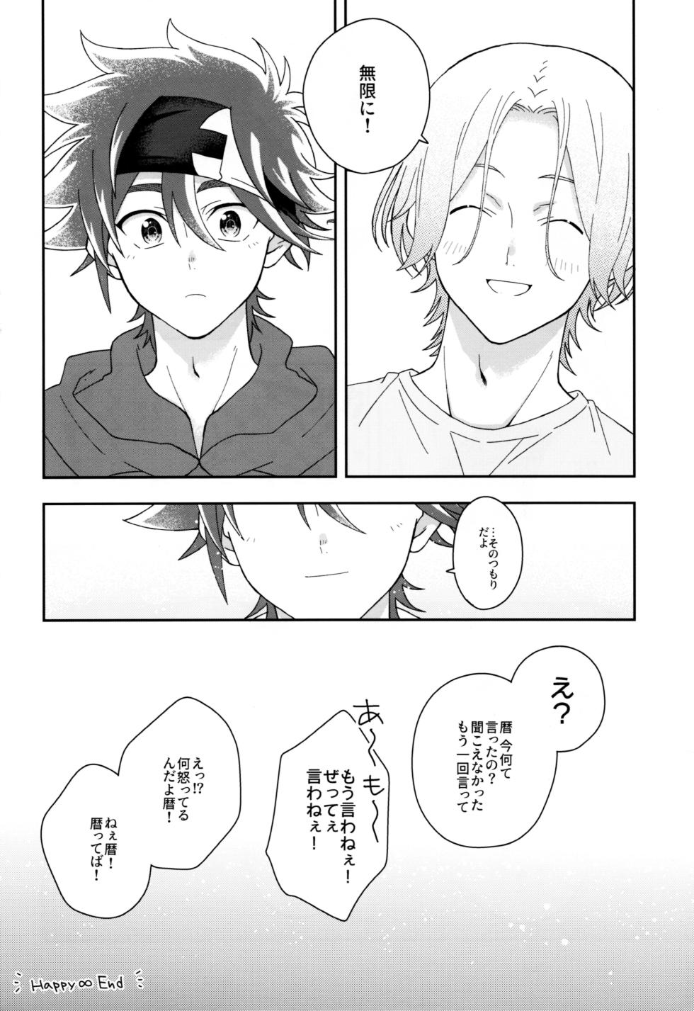 (OPEN THE GATE! 6) [Amakuchi Curry (Shimizu)] HOME SWEET HOME (SK8 The Infinity) - Page 25