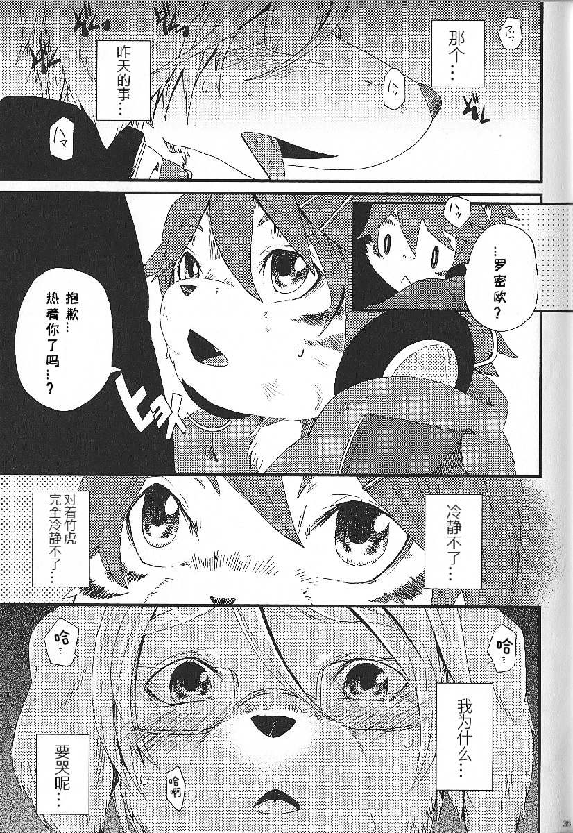 (C81) [Dogear (Inumimi Moeta)] Train Train 1 [Chinese][CYJ233个人汉化] - Page 34