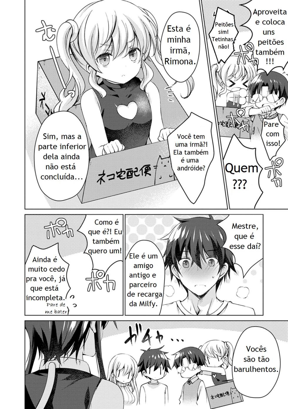 [vanilla] Android no Watashi ni Nenryou Hokyuu shite Kudasai [Digital] [Portuguese - BR] - Chapter 1 - Page 33