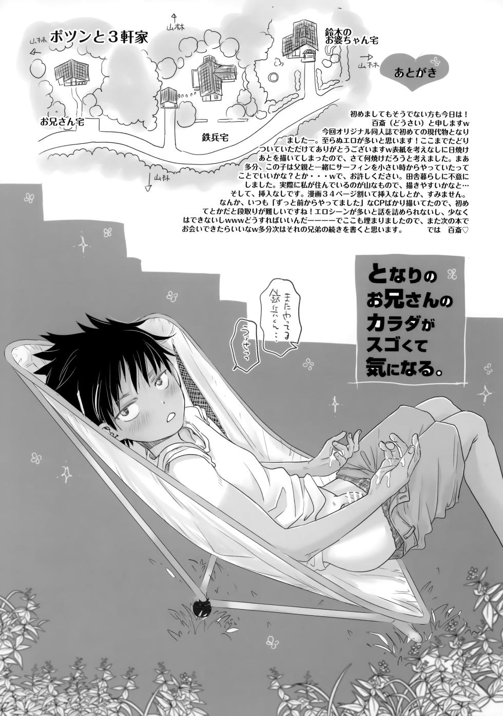 (C100) [YANCHA CLUB (DOUSAI)] Tonari no Oniisan wa… - Page 39