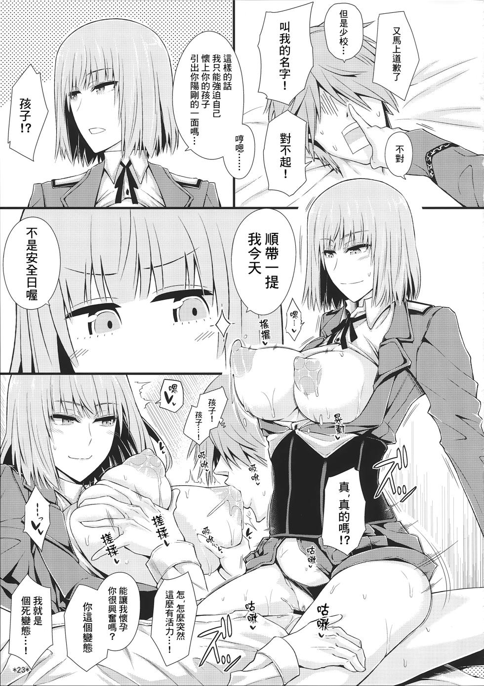 (C87) [Monmo Bokujou (Uron Rei)] KARLSLAND SYNDROME 4 (Strike Witches) [Chinese] [個人翻譯] - Page 25