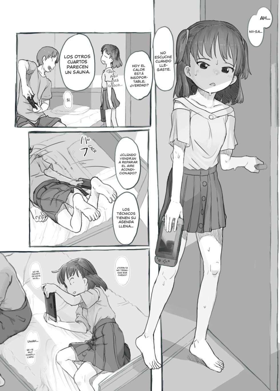 [Kuromahou Kenkyuujo (Nukaji)] Imouto to Nuku | Cruzando la línea con mi hermana [Spanish] [Dou-Hen FS] [Digital] - Page 5