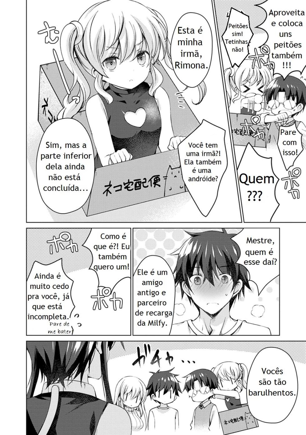 [vanilla] Android no Watashi ni Nenryou Hokyuu shite Kudasai [Digital] [Portuguese - BR] - Chapter 1-2 - Page 34