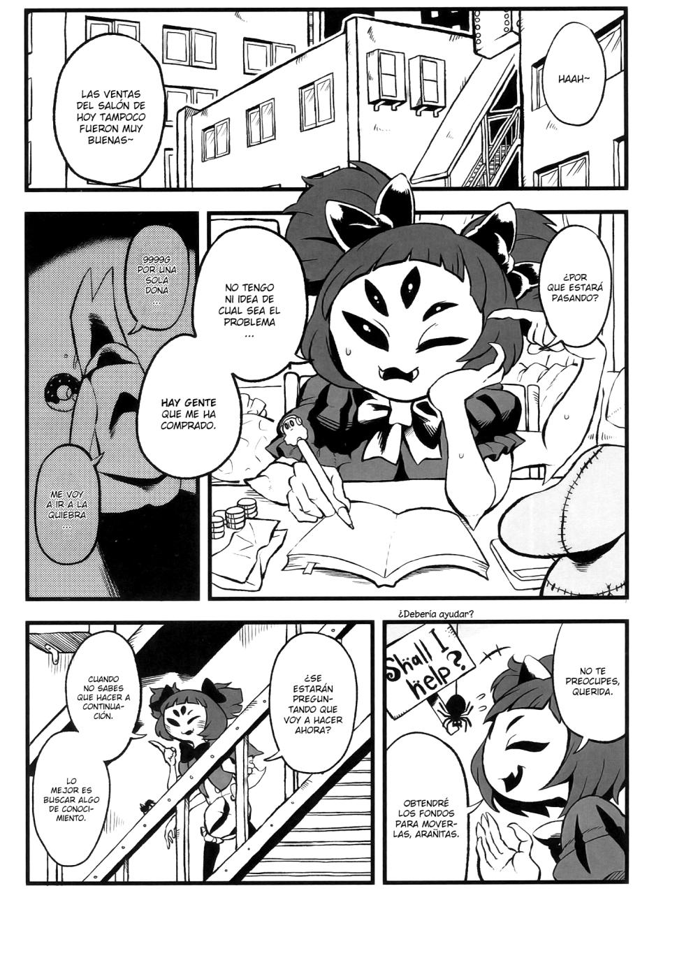 (Minna no Ketsui 2) [Magnitude 711 (Oasis)] Mayonaka no Muffet Live | Midnight Muffet Live (Undertale) [Spanish][TheApofVerse] - Page 3