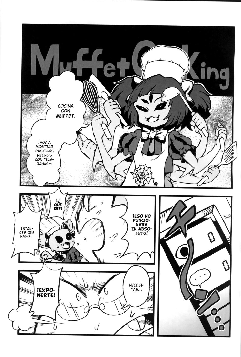 (Minna no Ketsui 2) [Magnitude 711 (Oasis)] Mayonaka no Muffet Live | Midnight Muffet Live (Undertale) [Spanish][TheApofVerse] - Page 6