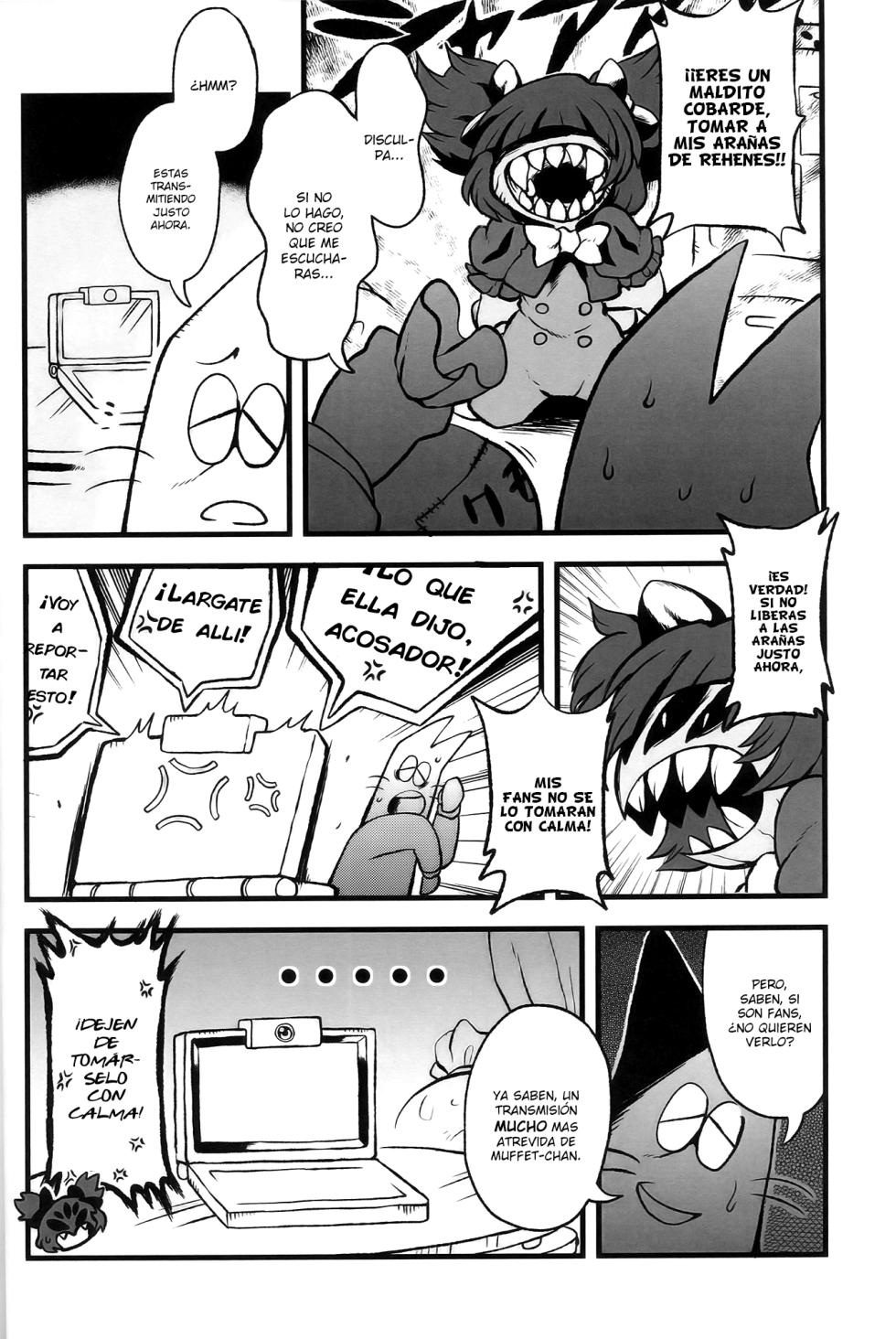 (Minna no Ketsui 2) [Magnitude 711 (Oasis)] Mayonaka no Muffet Live | Midnight Muffet Live (Undertale) [Spanish][TheApofVerse] - Page 11