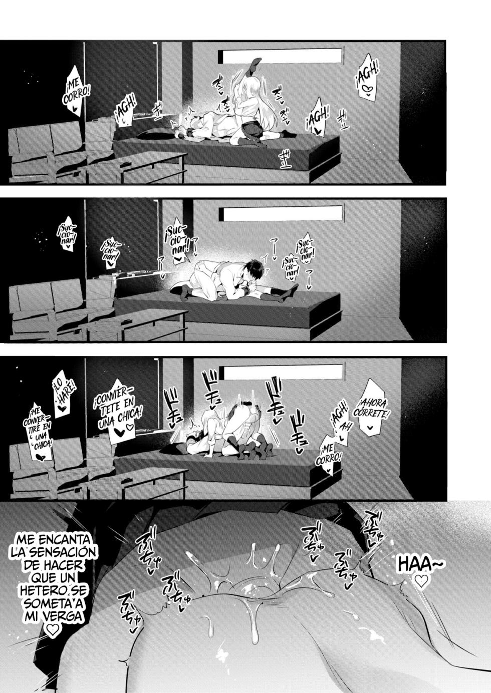 [Yumaya-san (Yuma)] Uwasa no Futanari Gyaku Anal Fuuzoku [Spanish] [Traducciones de Willard] [Digital] - Page 20