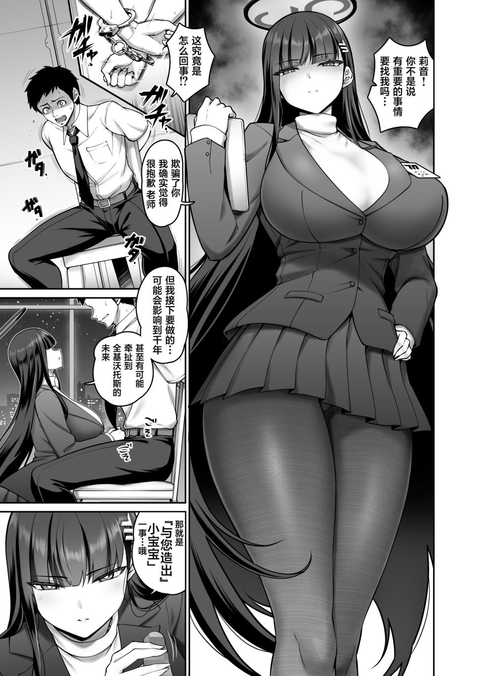 [Minamino Sazan] Rio Short Manga (Blue Archive) [Chinese] [葱鱼个人汉化] - Page 2