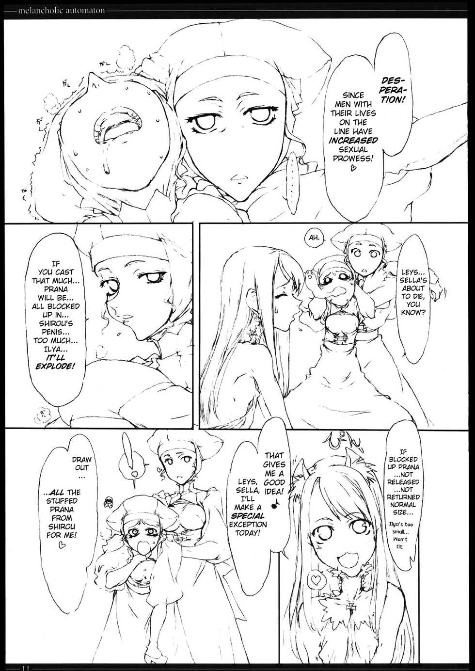 (C69) [St. Armadel Ch. (Kagetora)] Melancholic Automaton - One day at the castle of Einzbern (Fate/hollow ataraxia) [English] [Anonygoo + The Rabbit Reich] - Page 10