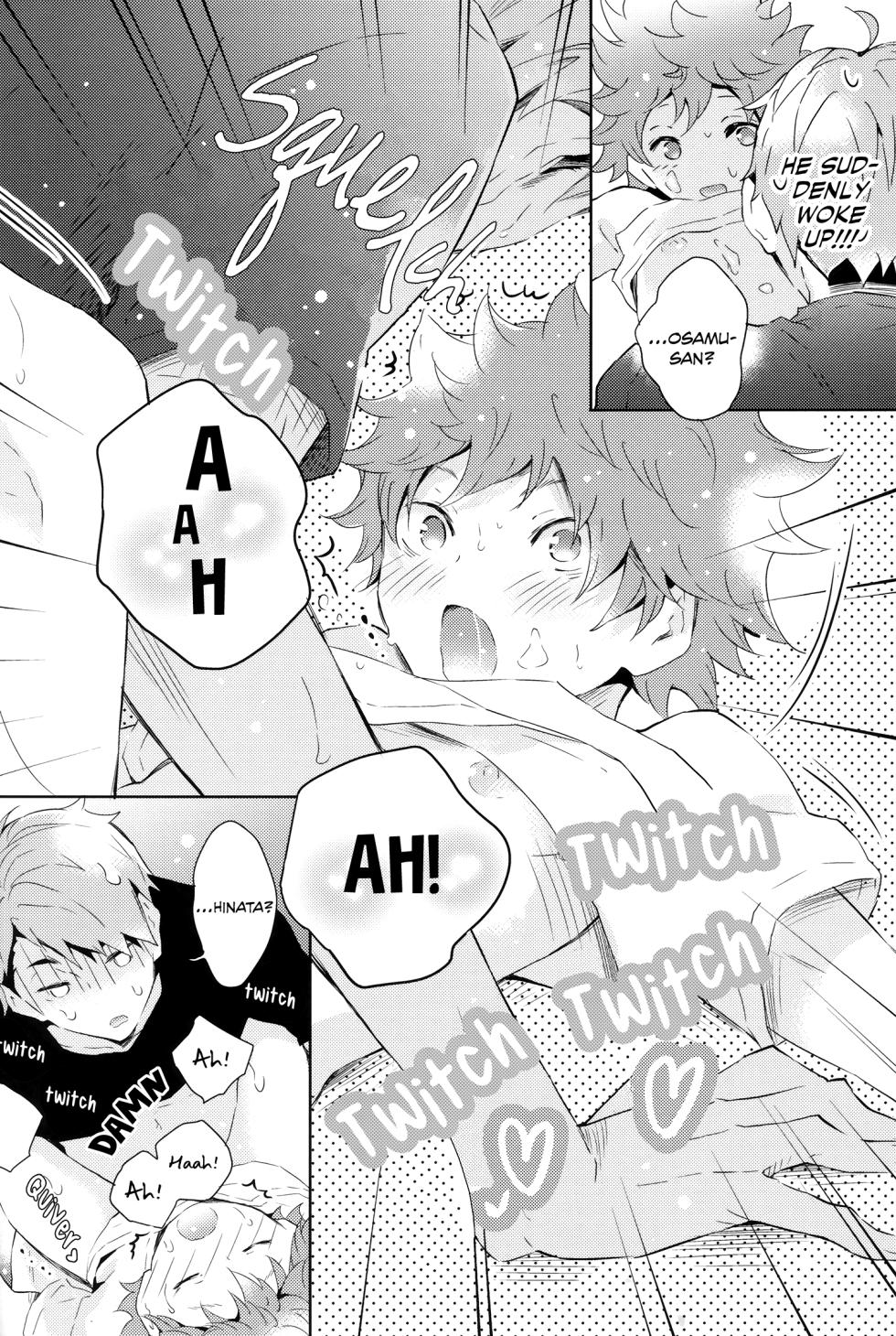 [Cupi (Petit 1 Gou, Petit 2 Gou)] Koi to Suiminyoku wa Kyouzon Dekinai | Love and Sleep Cannot Coexist (Haikyuu!!) [English] - Page 14