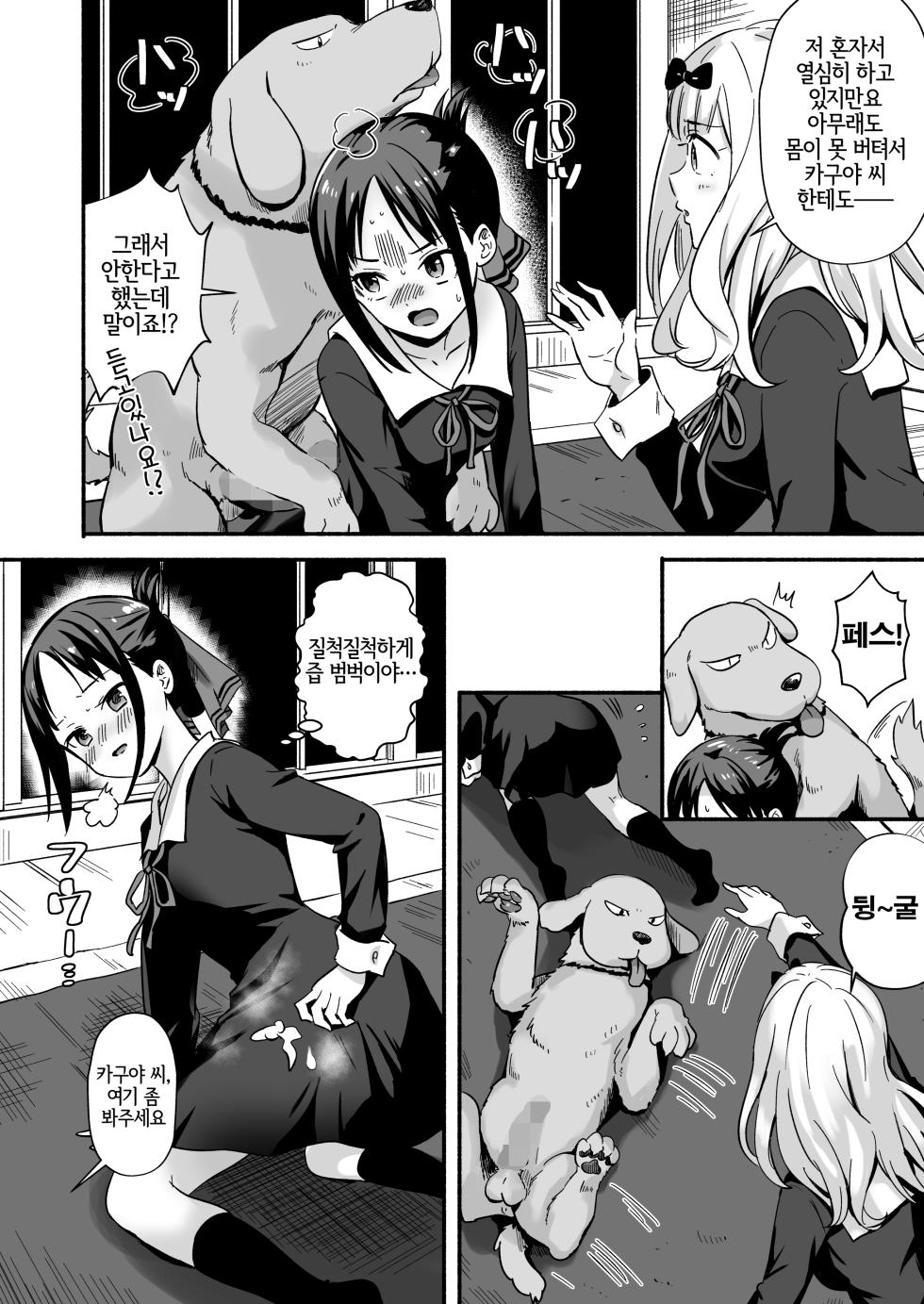 [Silver Dog] Kaguya-san Ni Pas No Seishori wo Tetsudatte itadakimashita (Kaguya-sama wa Kokurasetai) [Korean] [LWND] - Page 5