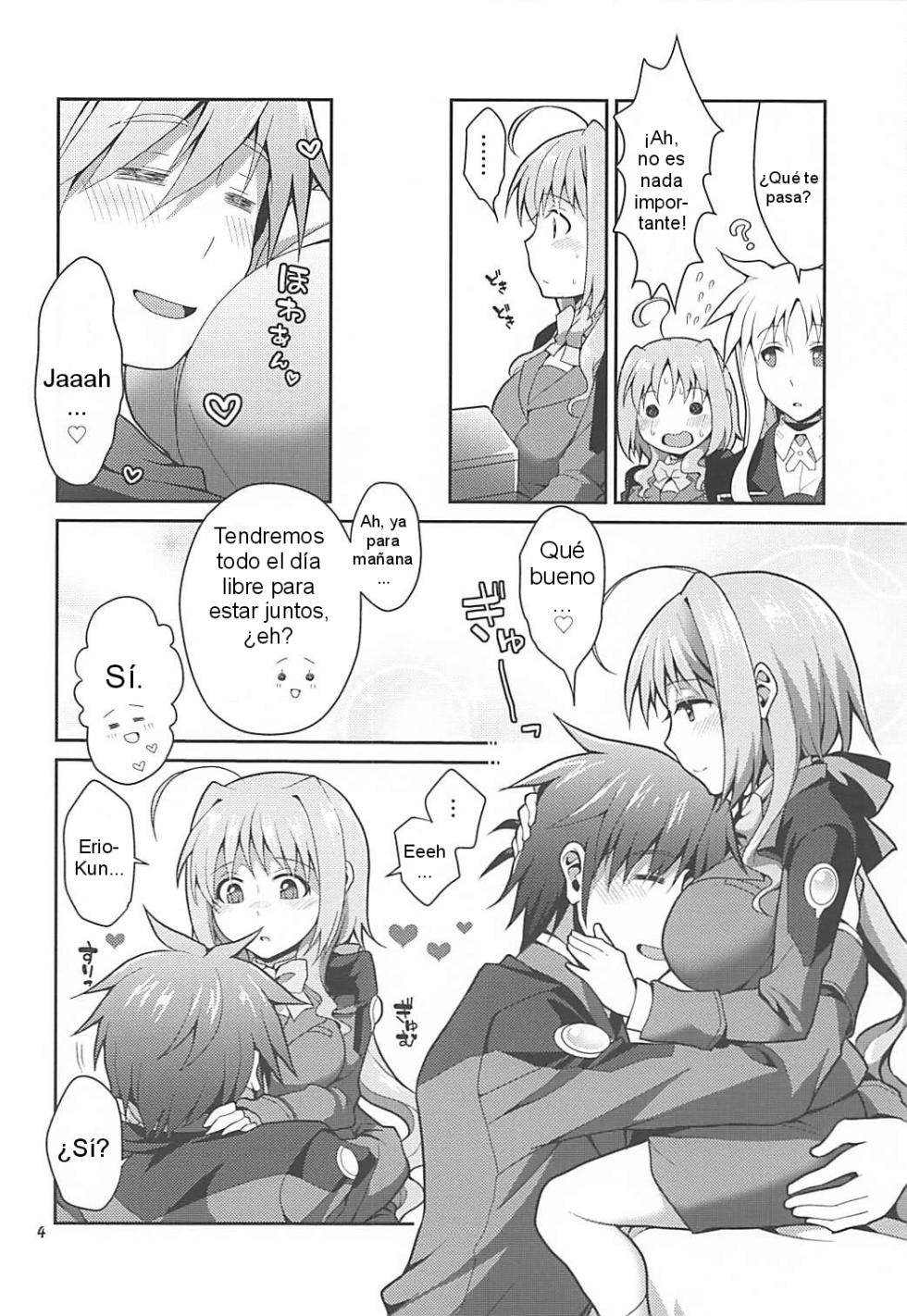 (Lyrical Magical 24) [Circle Damesimai (Ane)] Shiroi Amai Yawarakai (Mahou Shoujo Lyrical Nanoha) [Spanish] [Biblioteca Hentai] - Page 3
